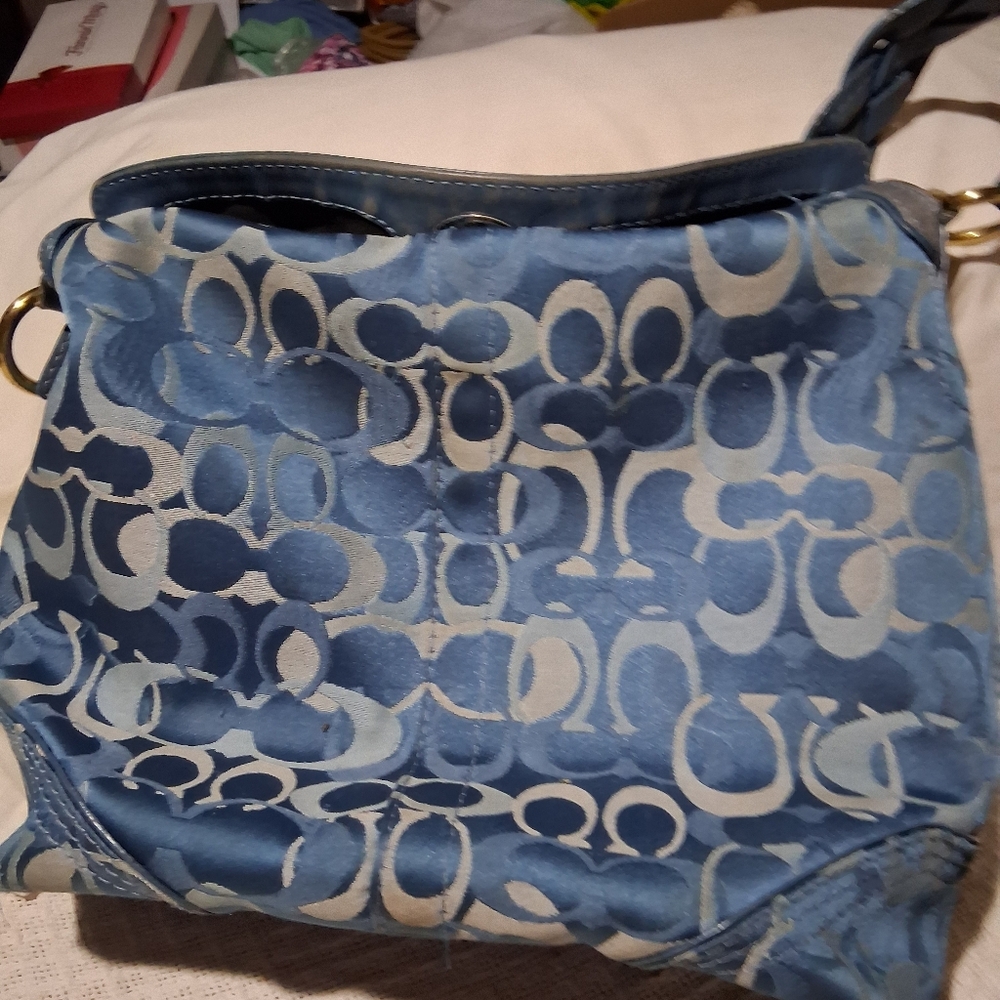 Coach Chelsea Optic Signature Jacquard Shoulder Hobo … - Gem